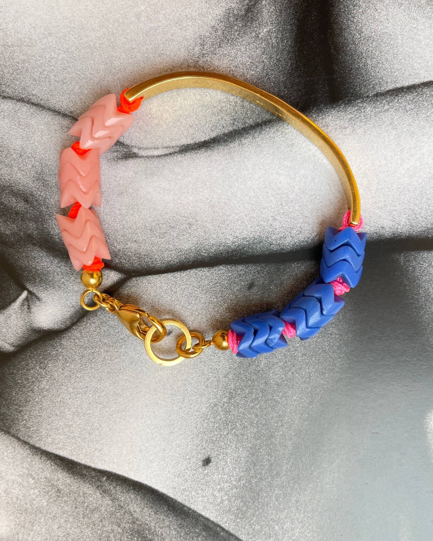 Armband bunt chaingang gold 