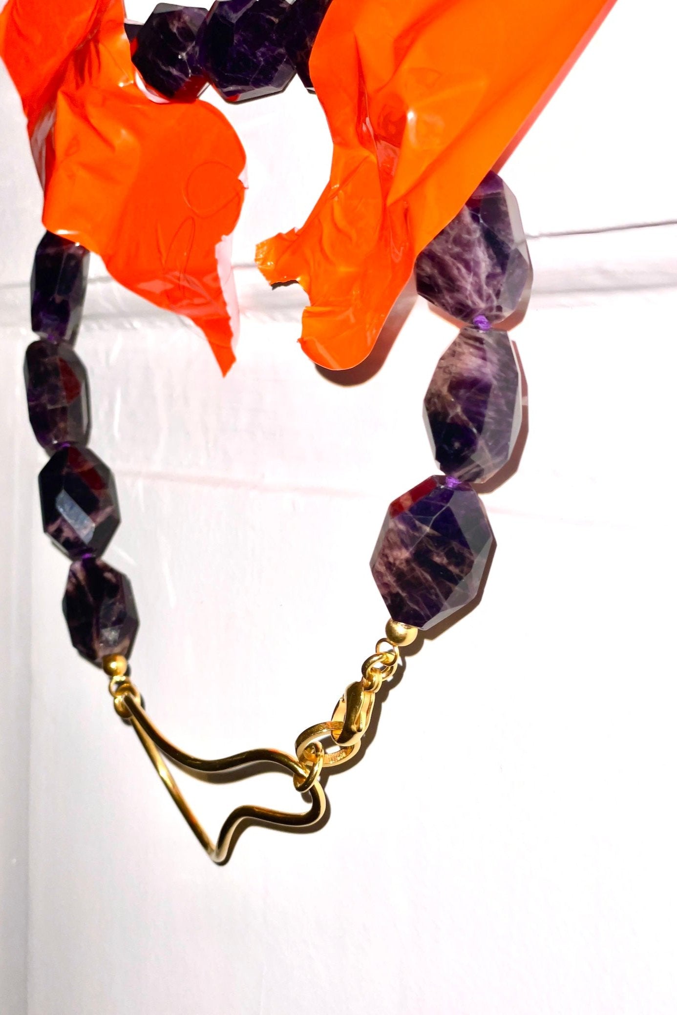 chaingang Collier Merett aus Amethyst