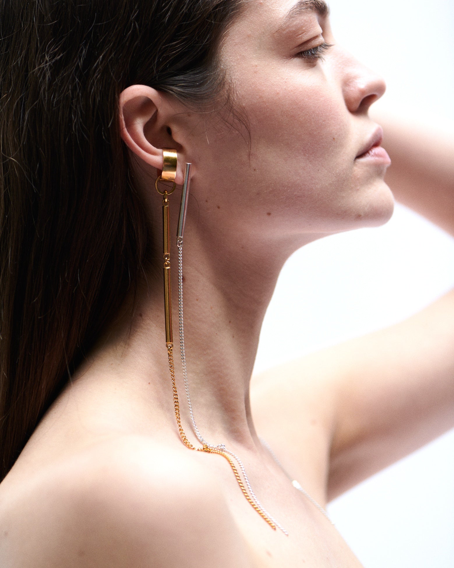 chaingang earcuff esther gold